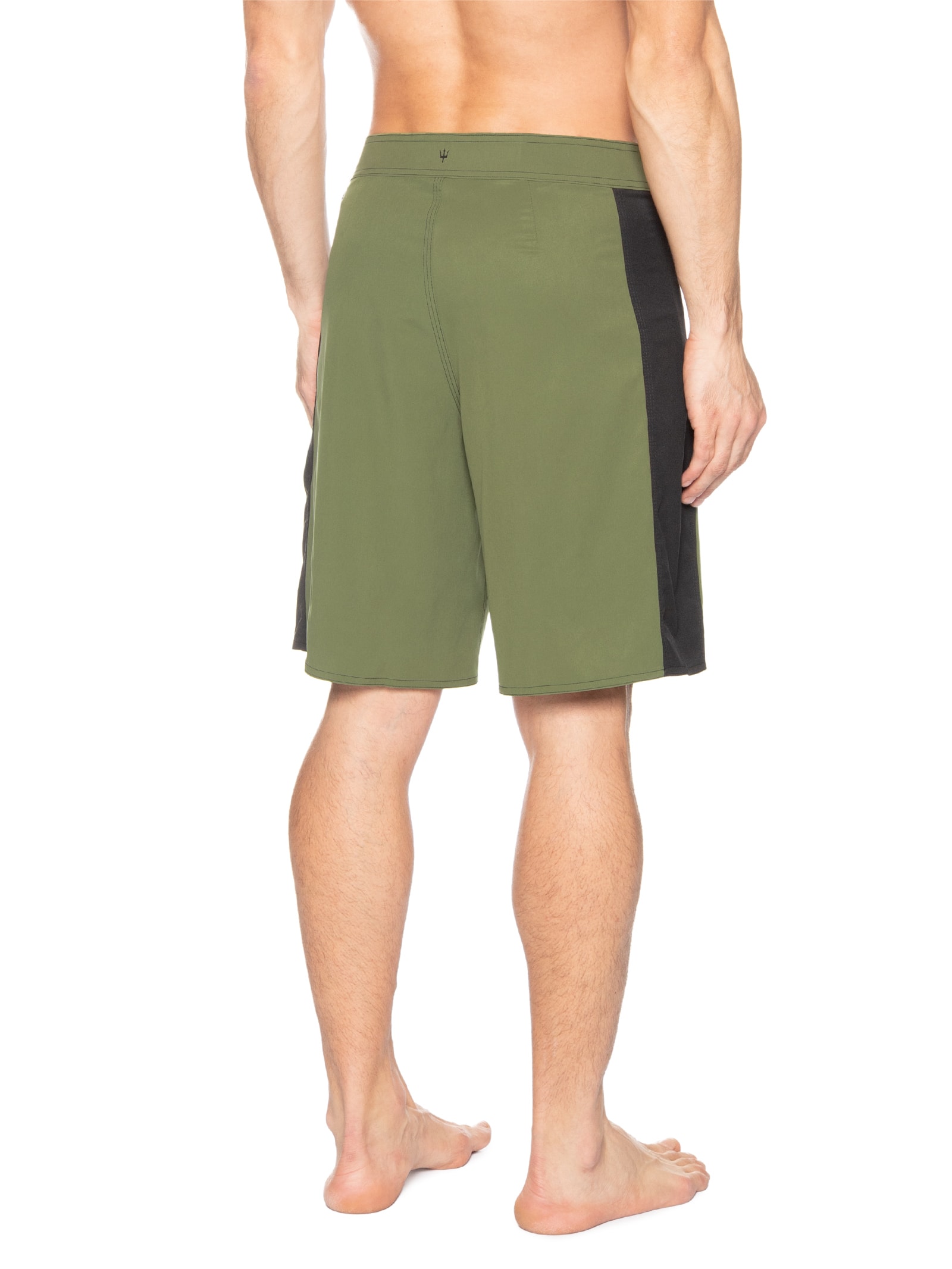 Bermuda Masculina Beachwear Pacific Cut Over Verde Osklen