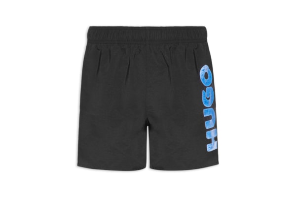 Bermuda Masculina Beachwear Splash - Preto