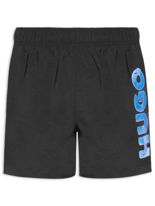 Bermuda Masculina Beachwear Splash – Preto