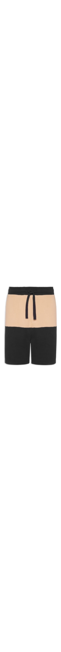 Bermuda Masculina Bicolor New - Preto