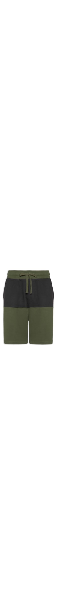 Bermuda Masculina Bicolor New - Preto