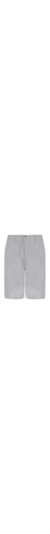 Bermuda Masculina Blend Linen - Cinza