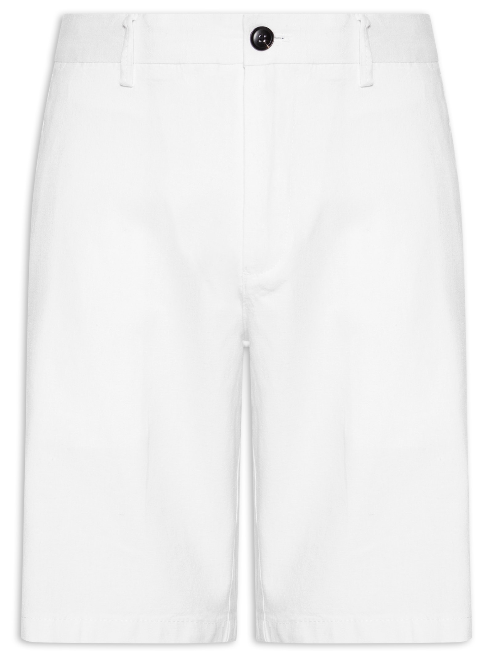 Bermuda Masculina Blend Linho Branco '2 Essential