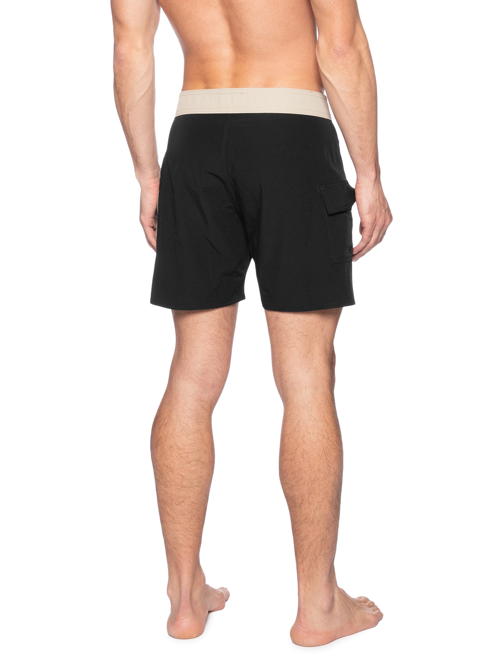 Bermuda Masculina Boardshort Flex Cargo Carpet Preto Birden