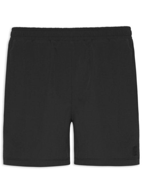 Bermuda Masculina Bolso Duplo com Zíper Essentials – Preto