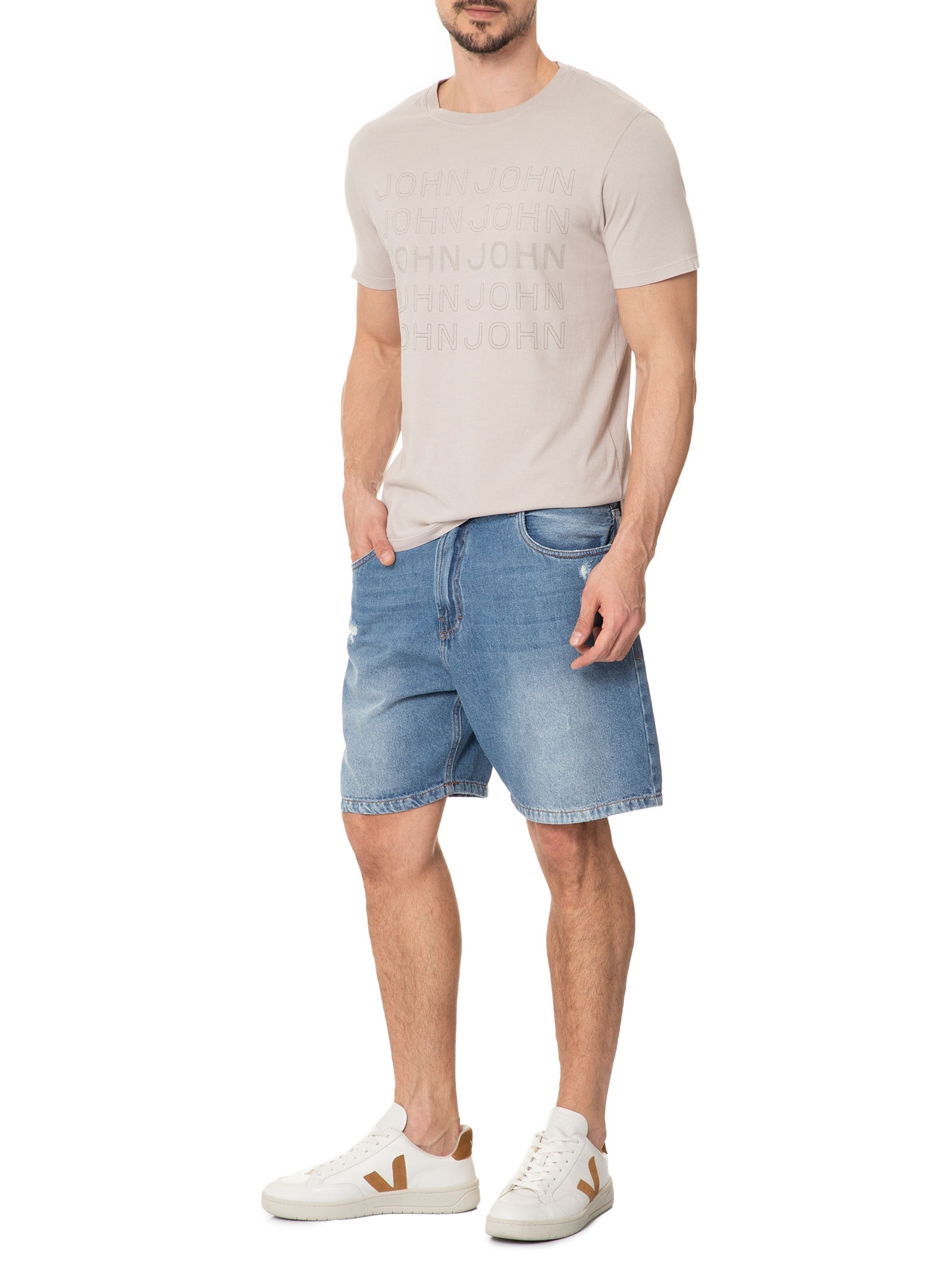 Bermuda Masculina Box Sinaloa Azul John John