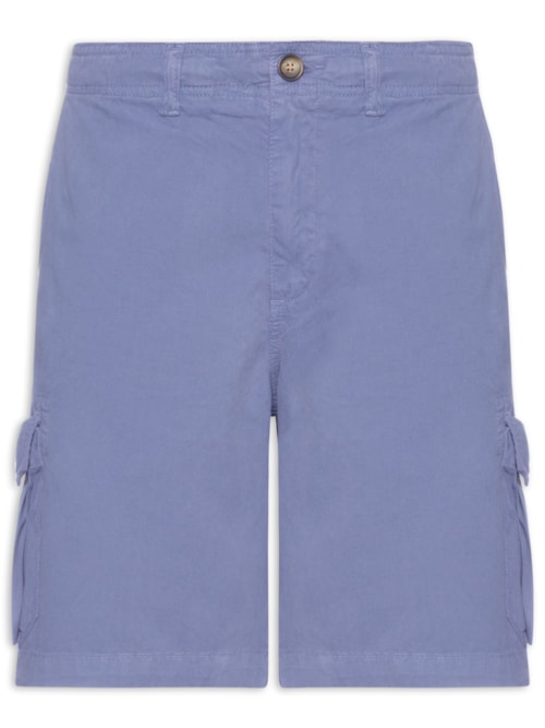Bermuda Masculina Cargo – Azul