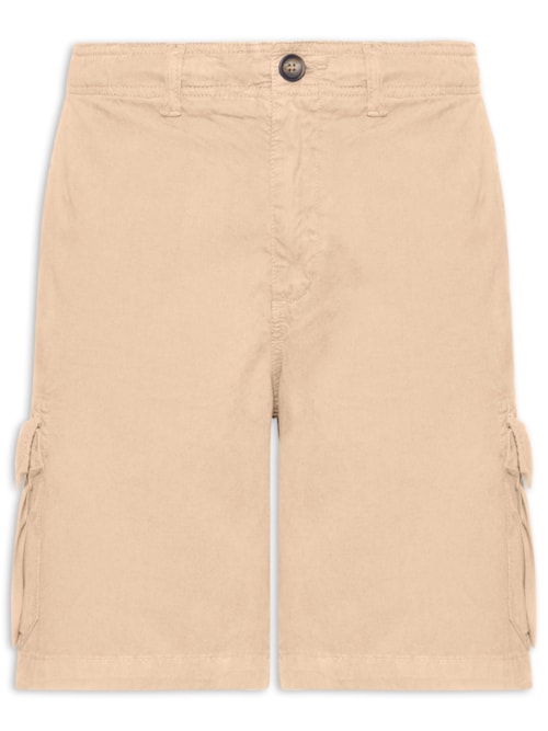 Bermuda Masculina Cargo – Bege