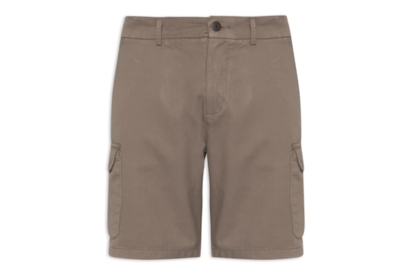 Bermuda Masculina Cargo Chino Color - Bege