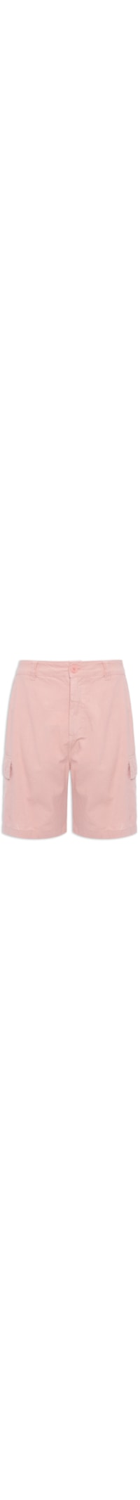 Bermuda Masculina Cargo Cotton Linen New - Rosa