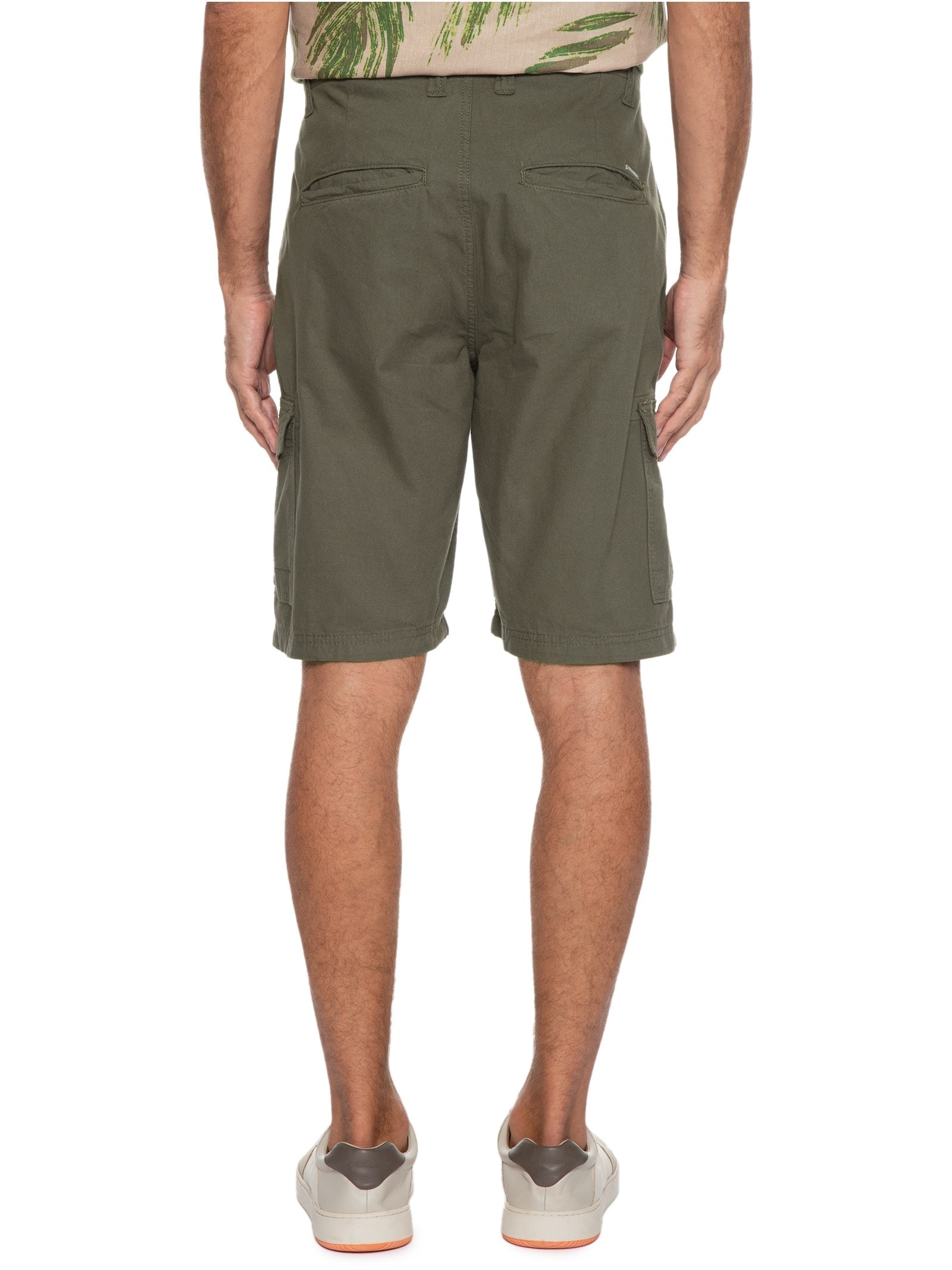 Bermuda Masculina Cargo Verde Hering