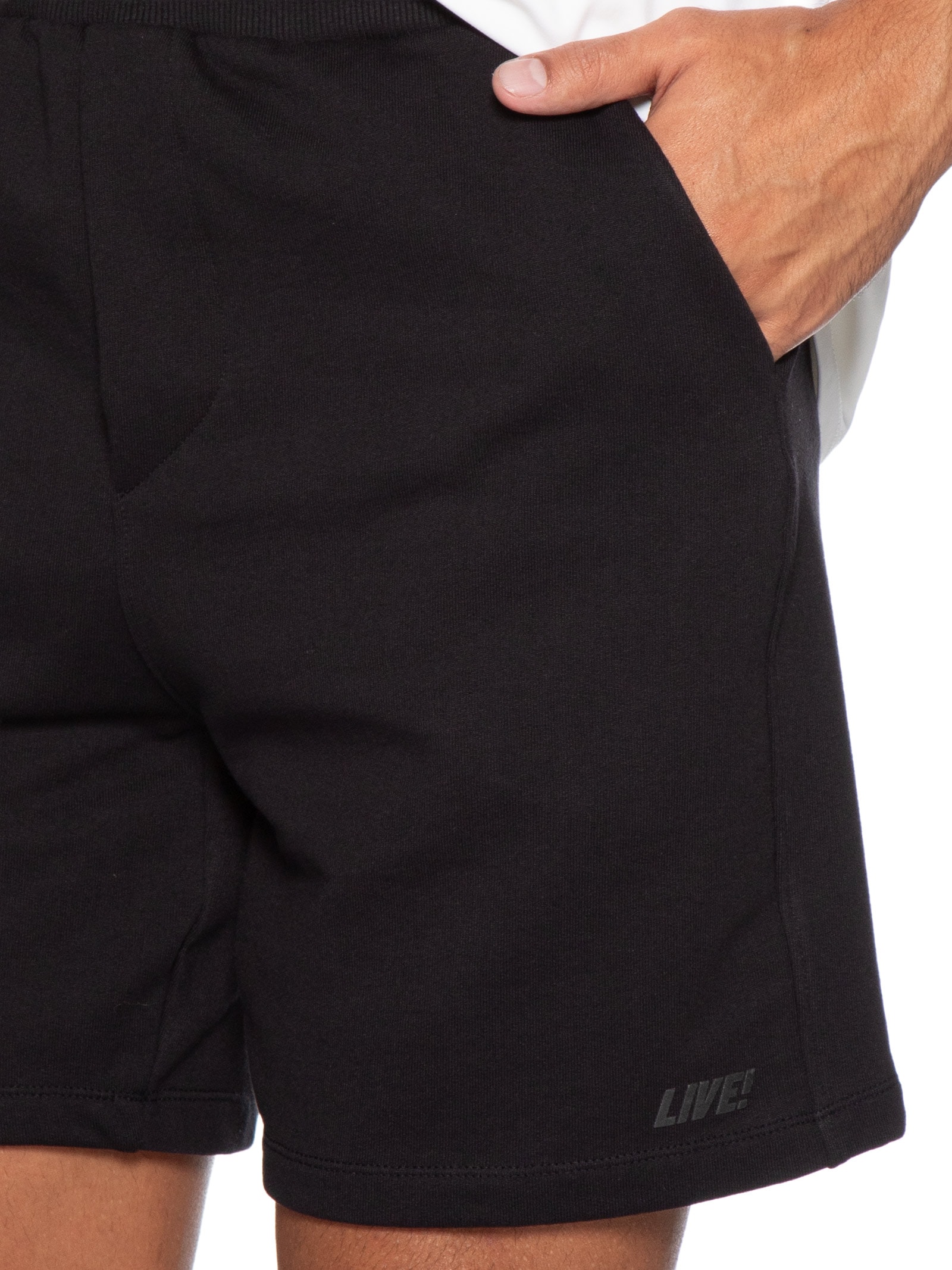 Bermuda Masculina Casual Active 7 Men Preto Live!