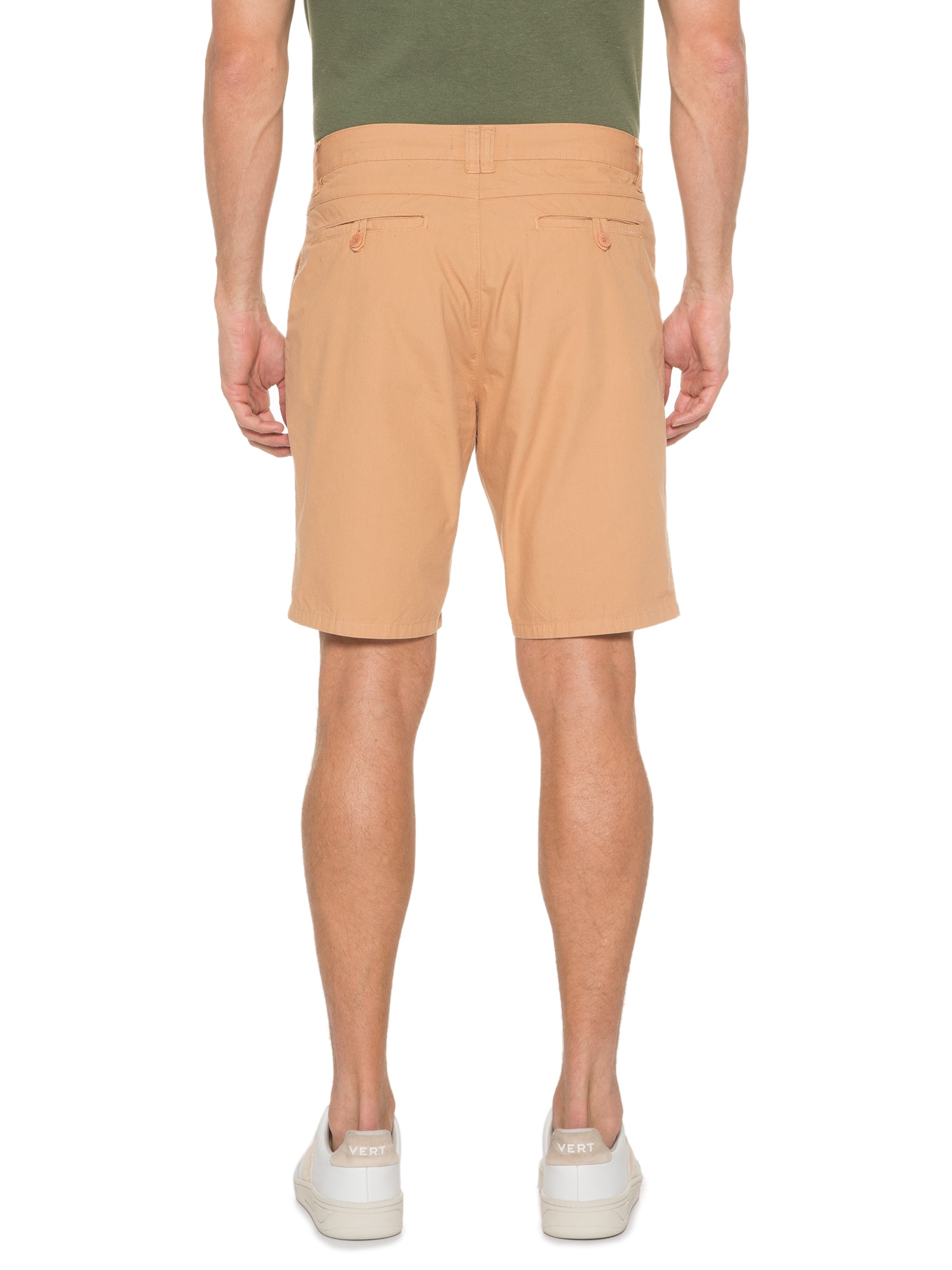 Bermuda Masculina Casual Alfaiataria Bege Osklen