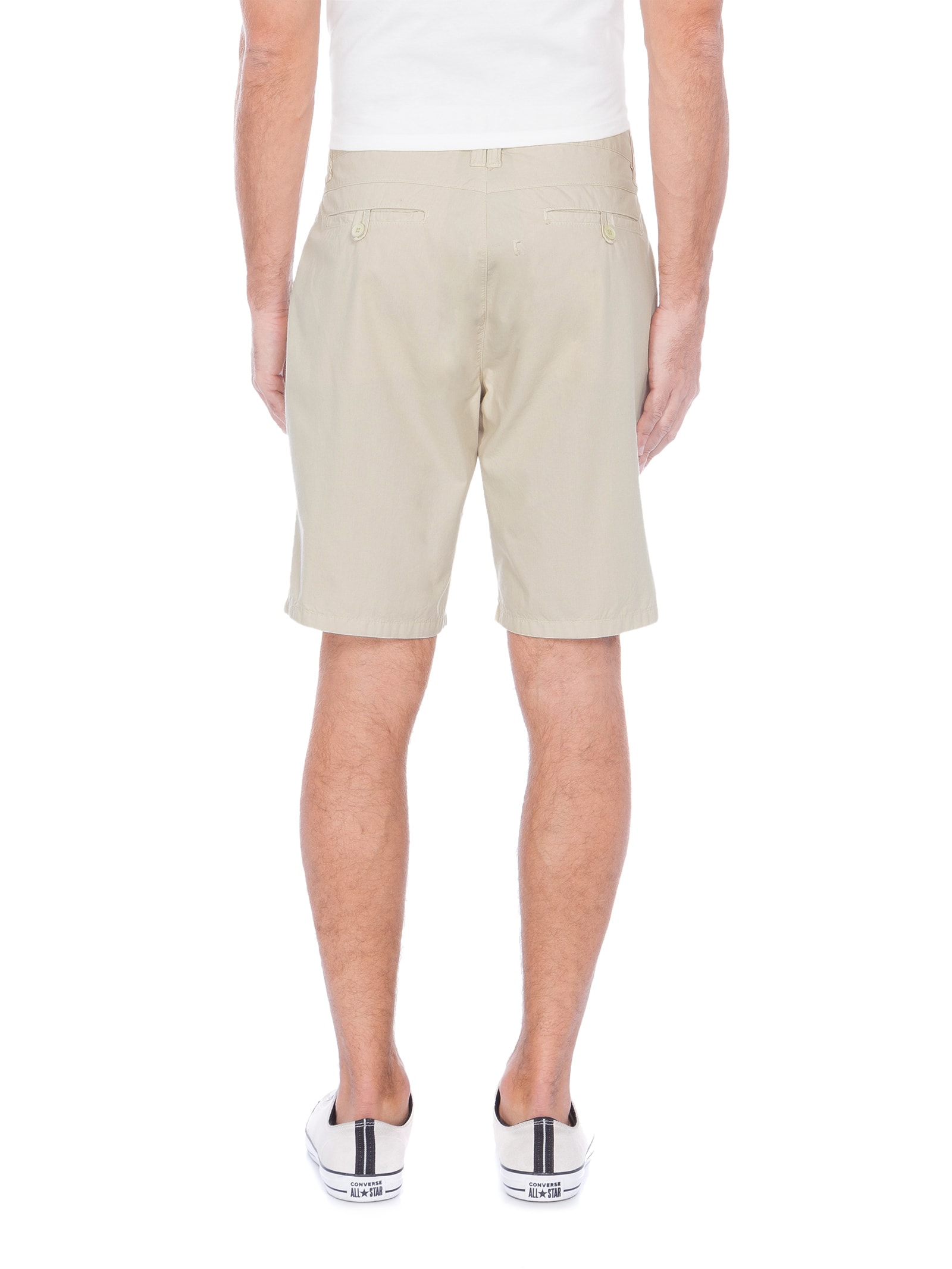 Bermuda Masculina Casual Alfaiataria Bege Osklen