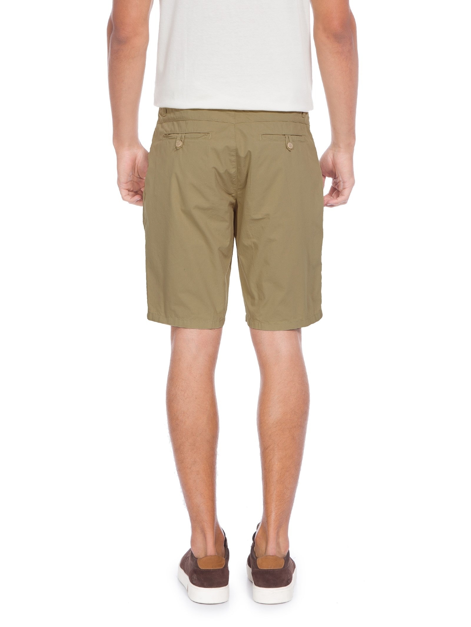 Bermuda Masculina Casual Alfaiataria Marrom Osklen