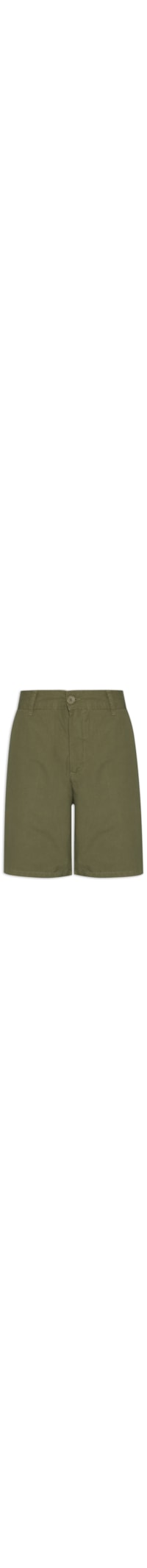 Bermuda Masculina Casual Alfaiataria - Verde