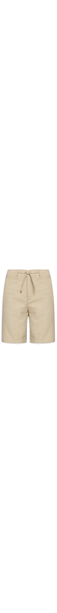 Bermuda Masculina Casual Algodão - Bege