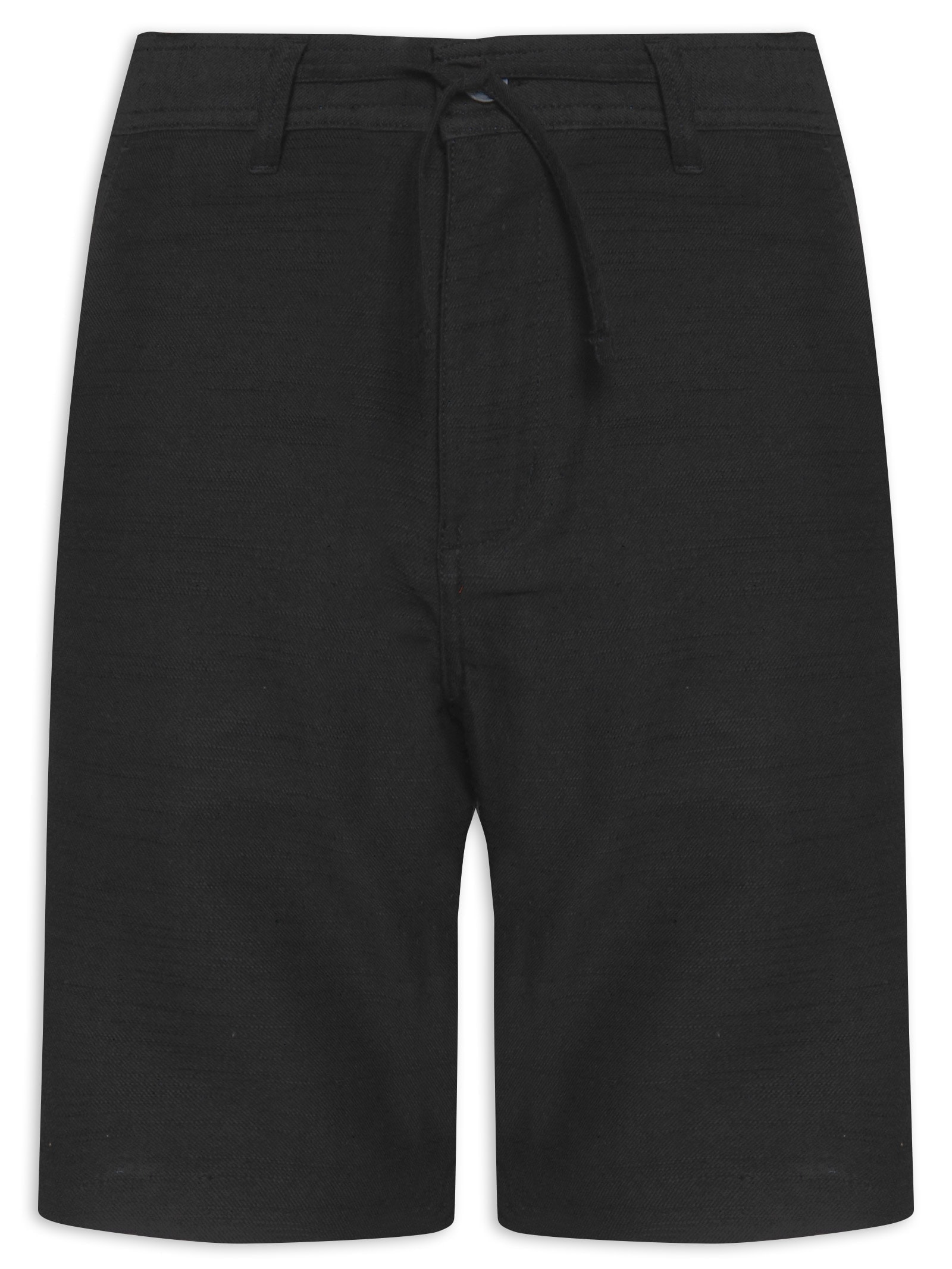 Bermuda Masculina Casual Algodão Preto '2 Essential