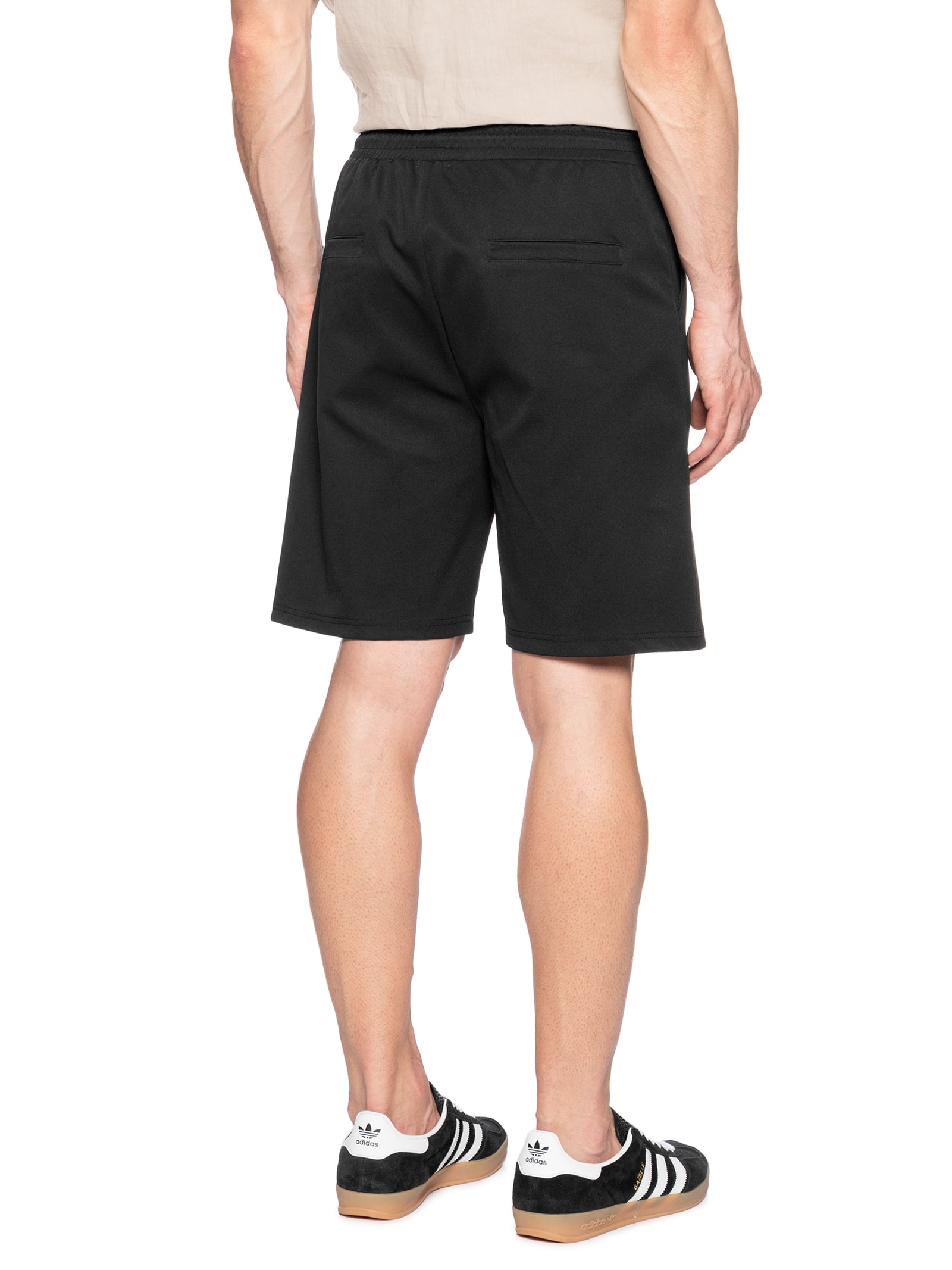 Bermuda Masculina Casual Básica Preto Basiq Men