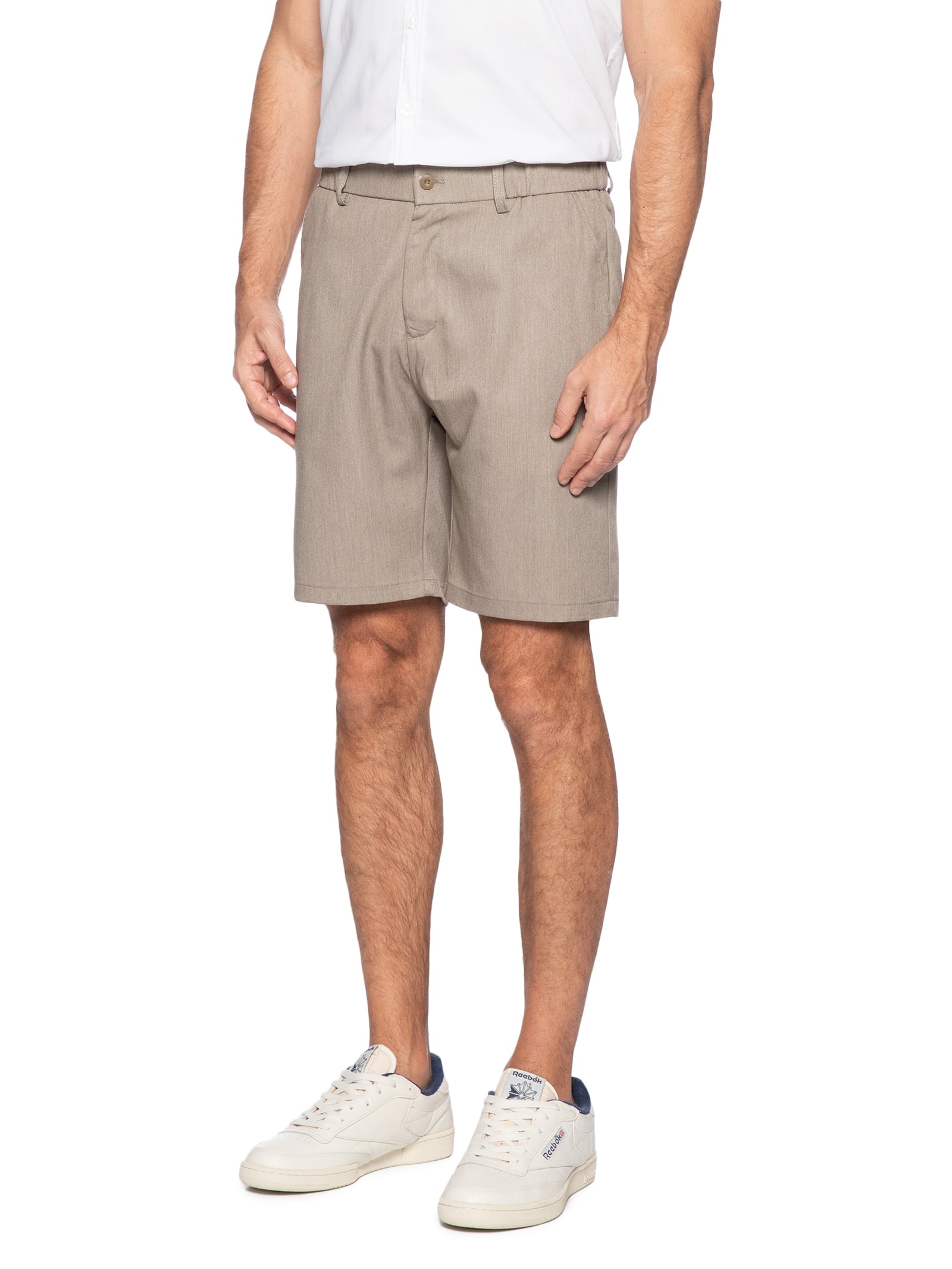 Bermuda Masculina Casual Bege '2 Essential