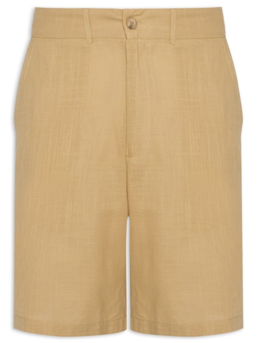 Bermuda Masculina Casual Color – Bege