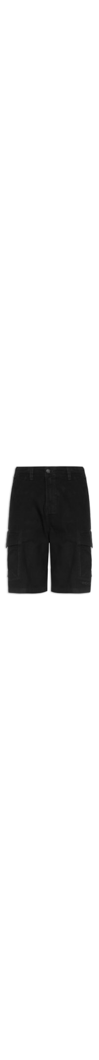 Bermuda Masculina Casual Crystal Br - Preto