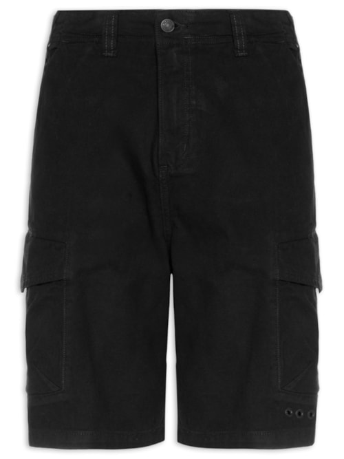 Bermuda Masculina Casual Crystal Br – Preto