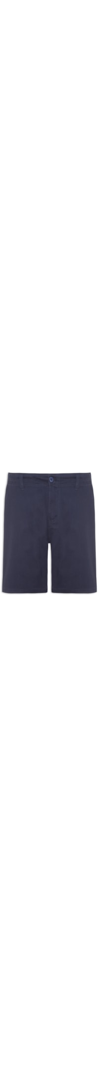 Bermuda Masculina Casual em Sarja Color - Azul