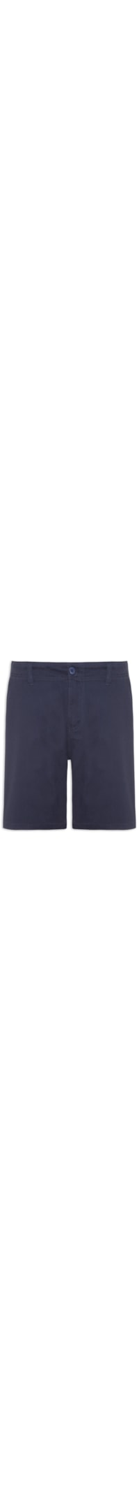 Bermuda Masculina Casual em Sarja Color - Azul