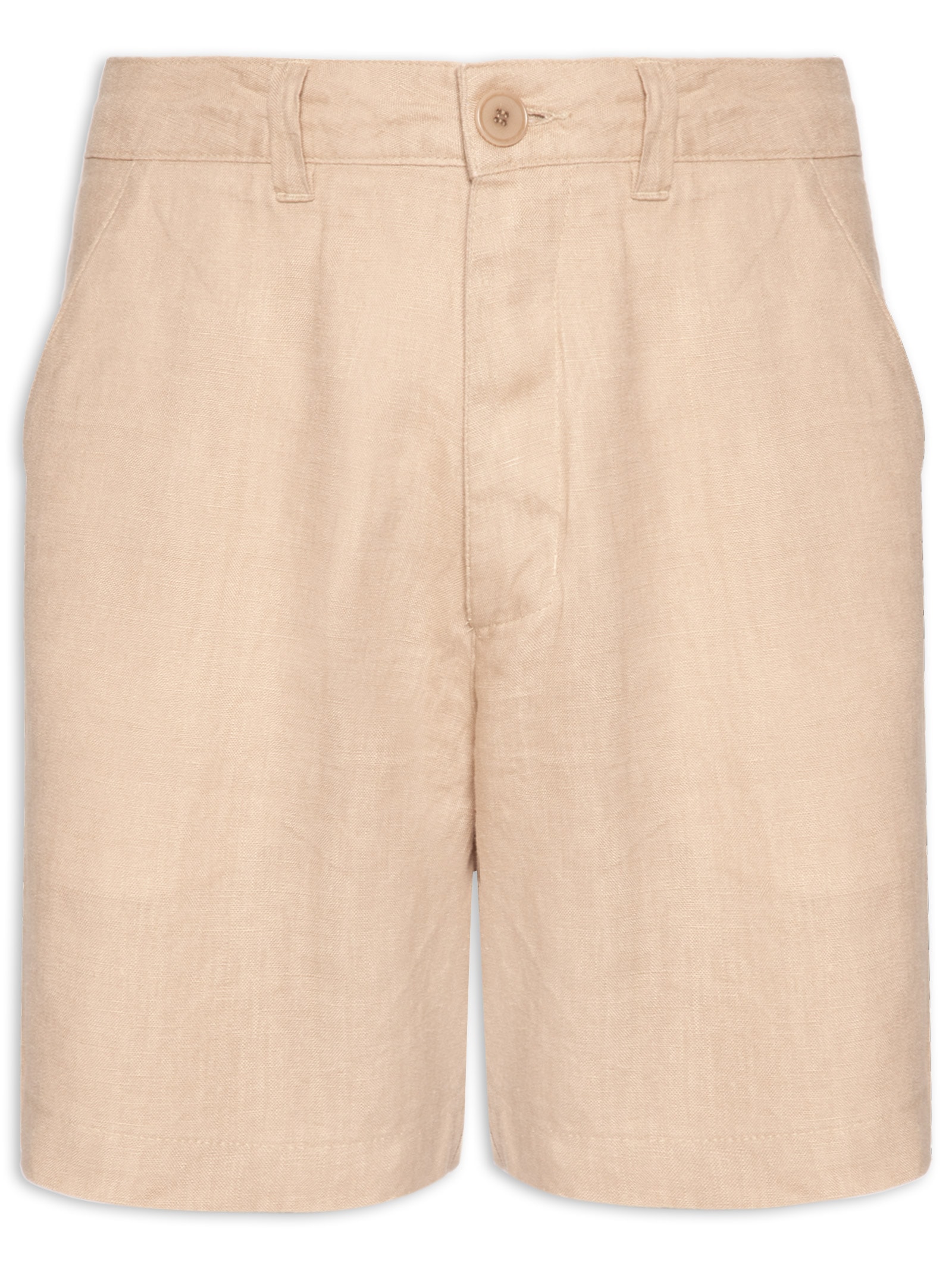 Bermuda Masculina Casual Flow Linen Marau Marrom Osklen