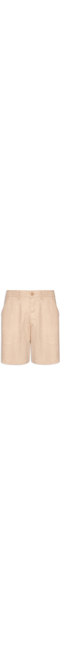 Bermuda Masculina Casual Flow Linen Marau - Marrom