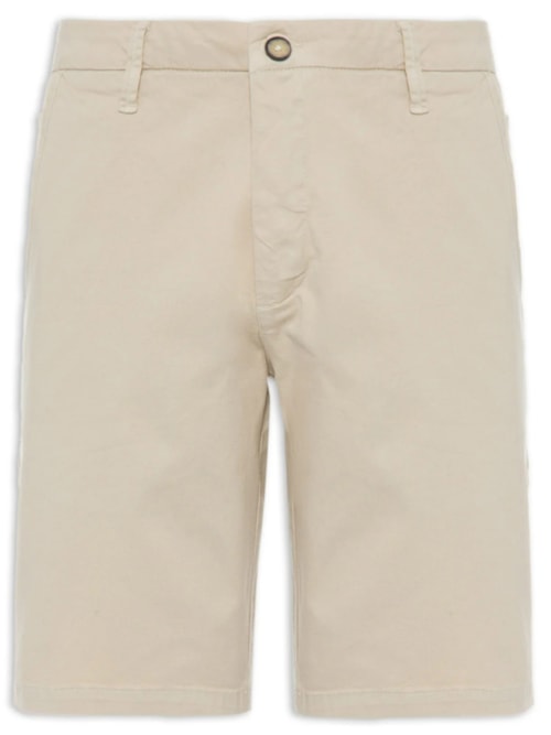 Bermuda Masculina Casual Iron – Bege