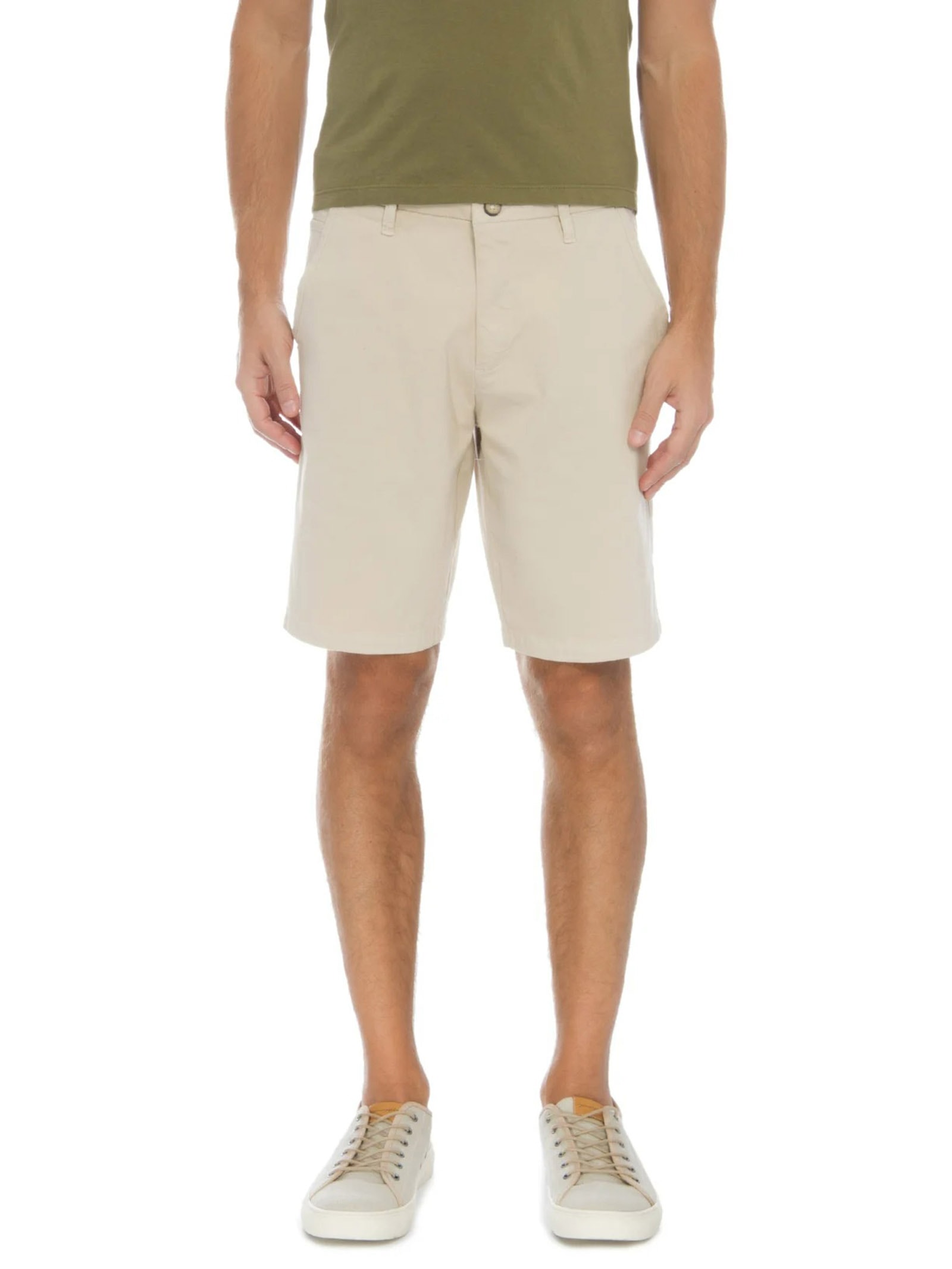 Bermuda Masculina Casual Iron Bege Reserva