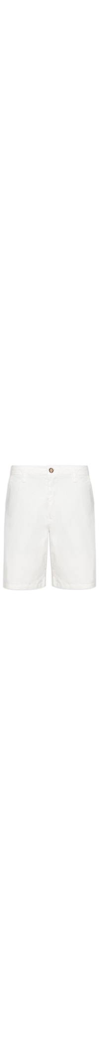 Bermuda Masculina Casual Pf Iron Continuo - Off White