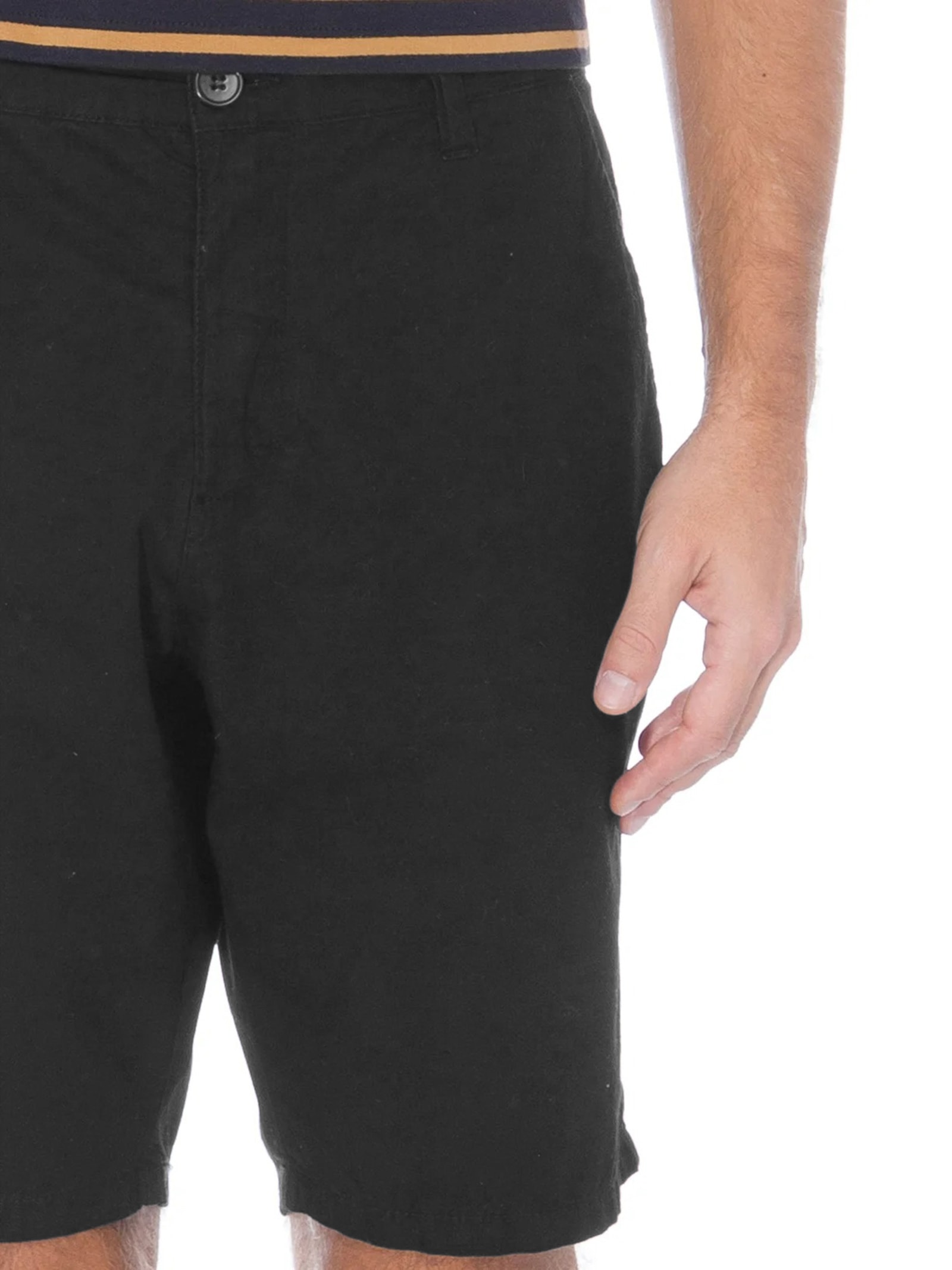 Bermuda Masculina Casual Preto Osklen