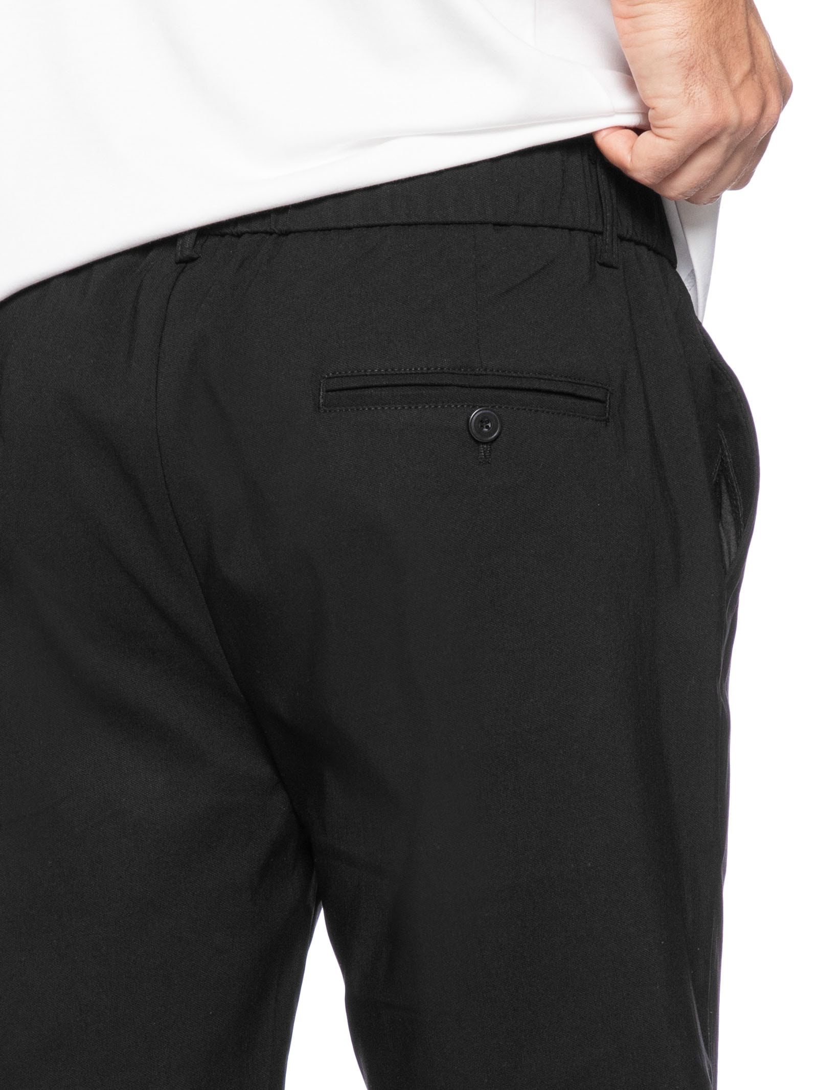 Bermuda Masculina Casual Preto '2 Essential