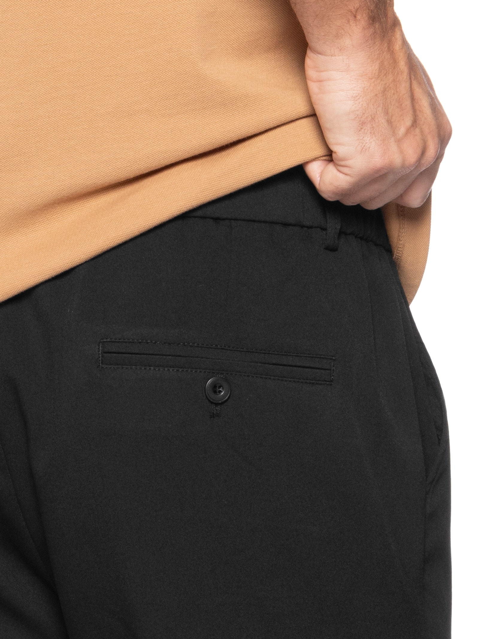 Bermuda Masculina Casual Preto '2 Essential