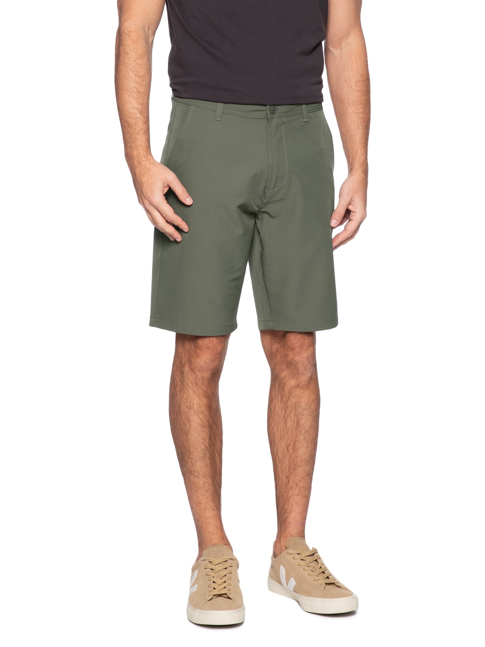 Bermuda Masculina Casual Tech Verde '2 Essential