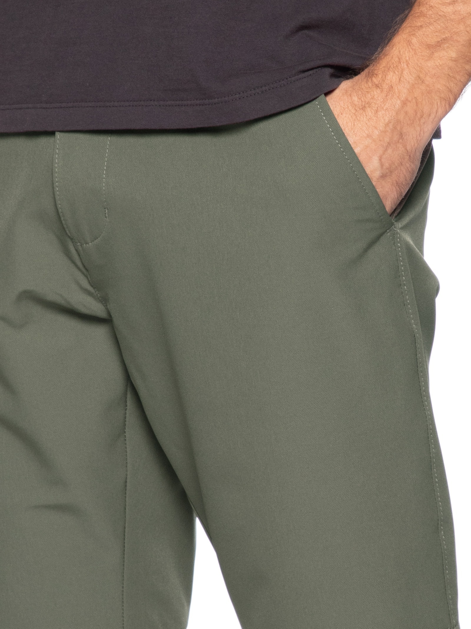 Bermuda Masculina Casual Tech Verde '2 Essential