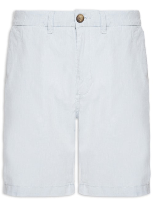 Bermuda Masculina Chambray – Azul