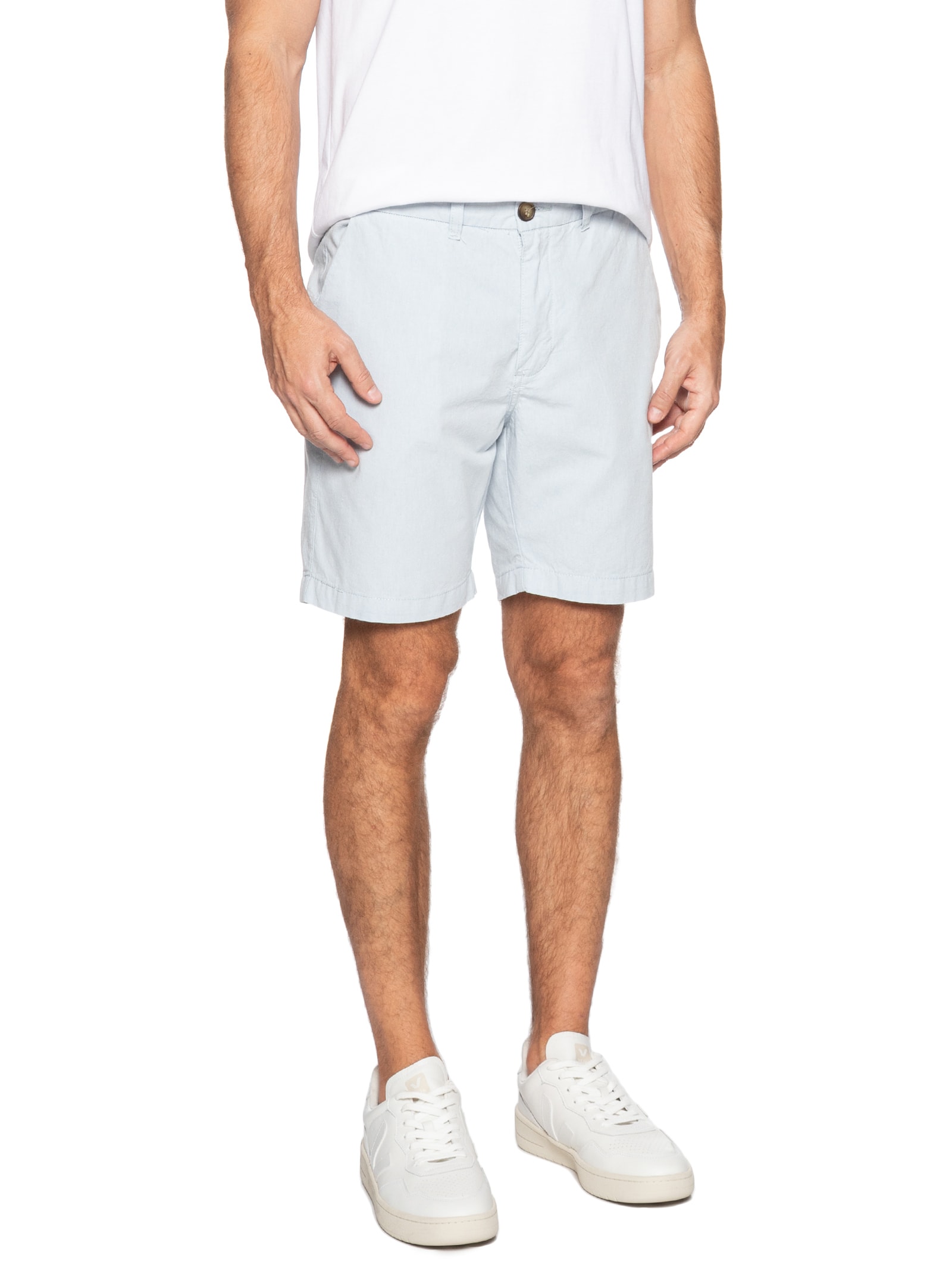 Bermuda Masculina Chambray Azul Pineapple