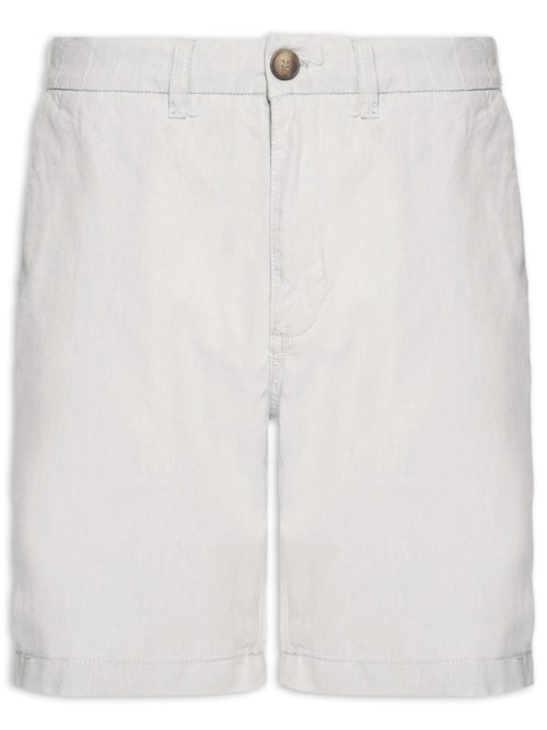 Bermuda Masculina Chambray – Cinza