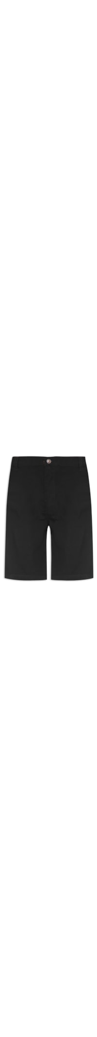 Bermuda Masculina Chino Algodão - Preto