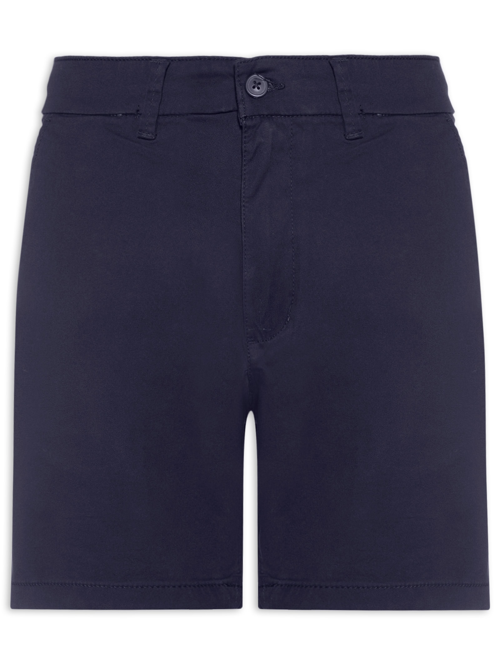 Bermuda Masculina Chino Básica Azul Basiq Men