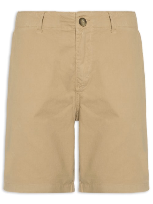 Bermuda Masculina Chino – Bege