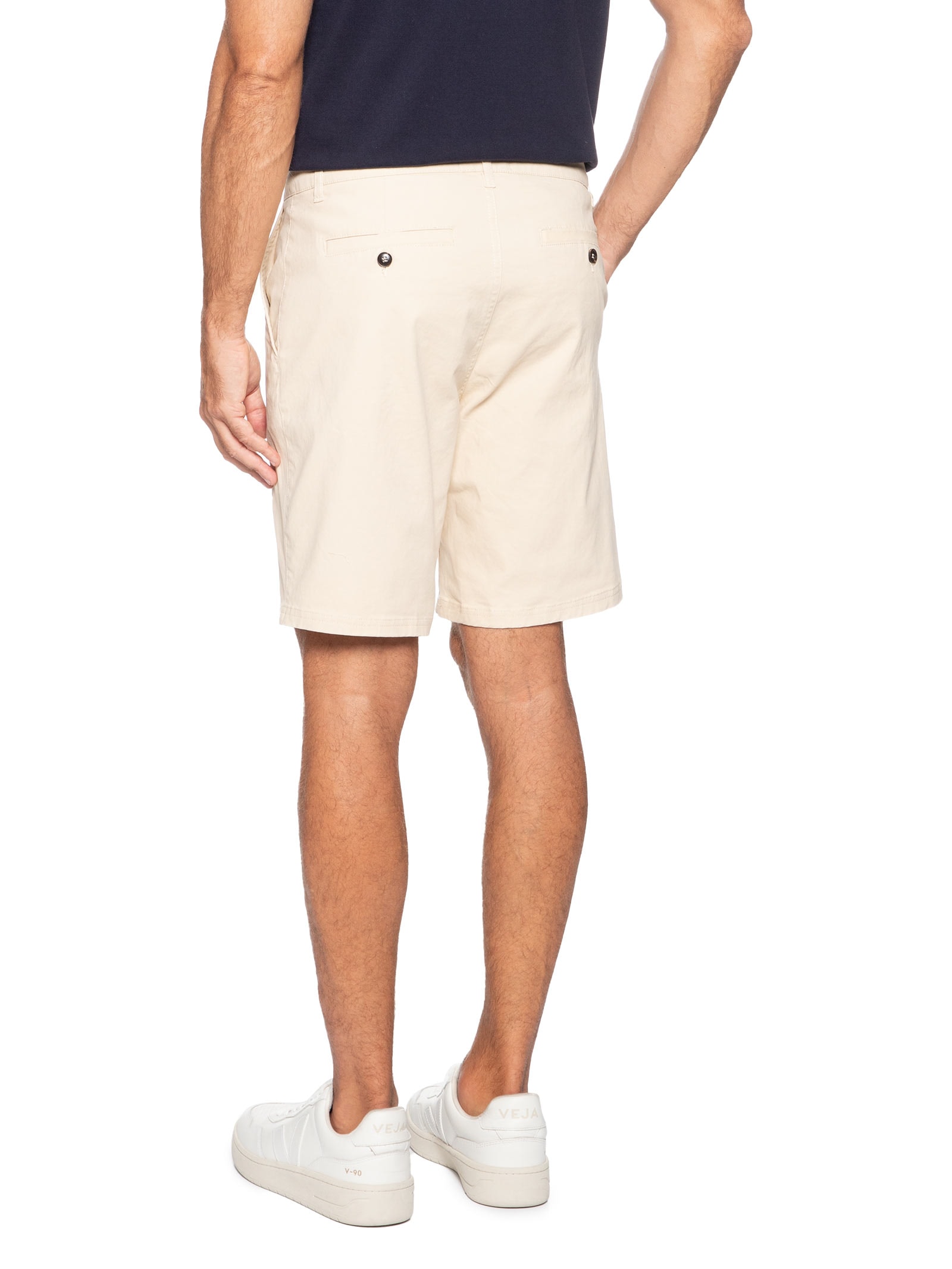 Bermuda Masculina Chino Bege '2 Essential