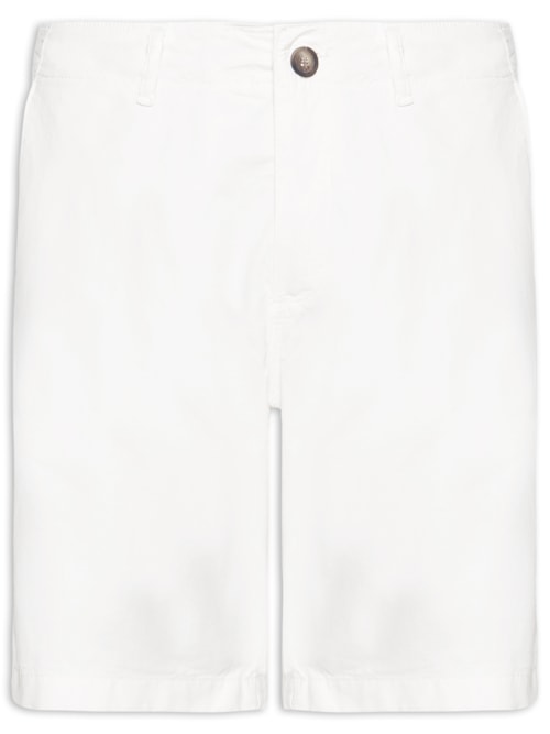 Bermuda Masculina Chino – Branco