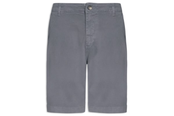 Bermuda Masculina Chino - Cinza
