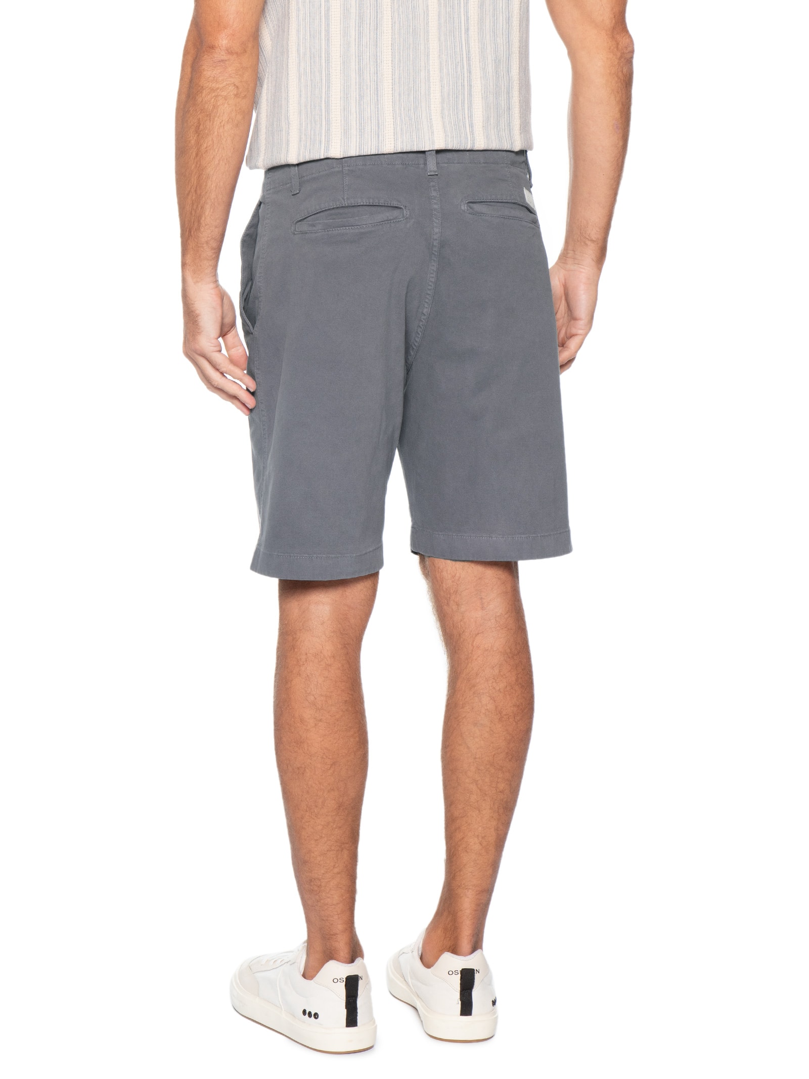 Bermuda Masculina Chino Cinza Pineapple