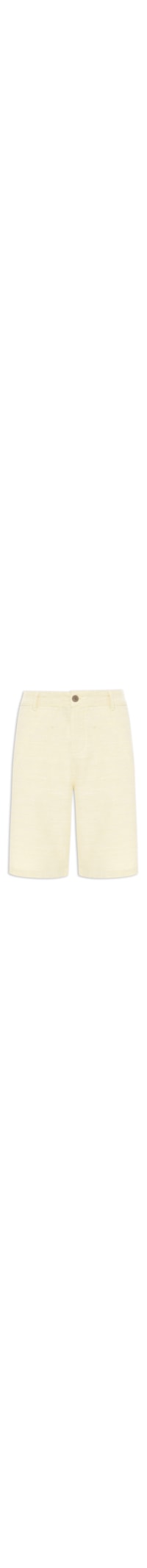 Bermuda Masculina Chino Clássica Flamê - Amarelo